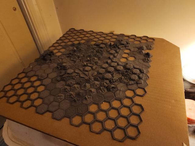 Hex terrain tiles