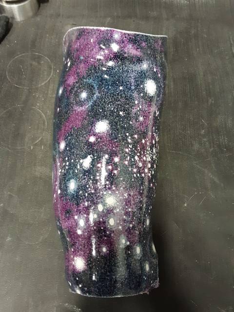 Custom laminated socket with galaxy finish